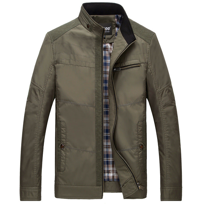 Herren Regenjacke mit Thermofutter und modernen Details Echoarchiv