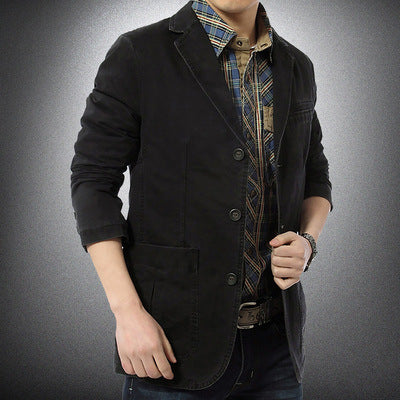 Herren Eleganter Freizeitblazer Echo Archiv