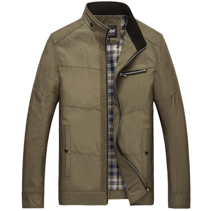 Herren Regenjacke mit Thermofutter und modernen Details Echoarchiv