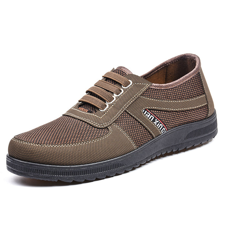 Herren nan atmungsaktiver Freizeit-Sneaker mit Mesh-Textiloberseite, gepolstertem Komfortfußbett und griffiger rutschfester Gummilaufsohle Echo Archiv