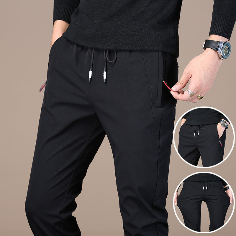 Herren leichte Outdoor-Hose mit verstellbarem Bund und praktischen Taschen Echoarchiv
