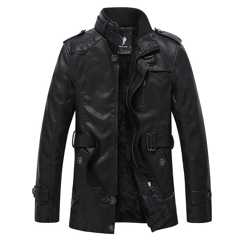 Herren Kunstlederjacke mit weichem Innenfutter Echoarchiv