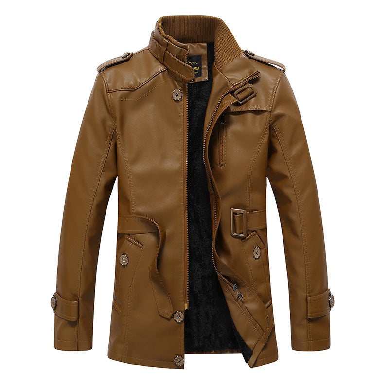 Herren Kunstlederjacke mit weichem Innenfutter Echoarchiv