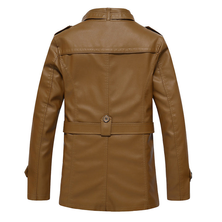 Herren Kunstlederjacke mit weichem Innenfutter Echoarchiv