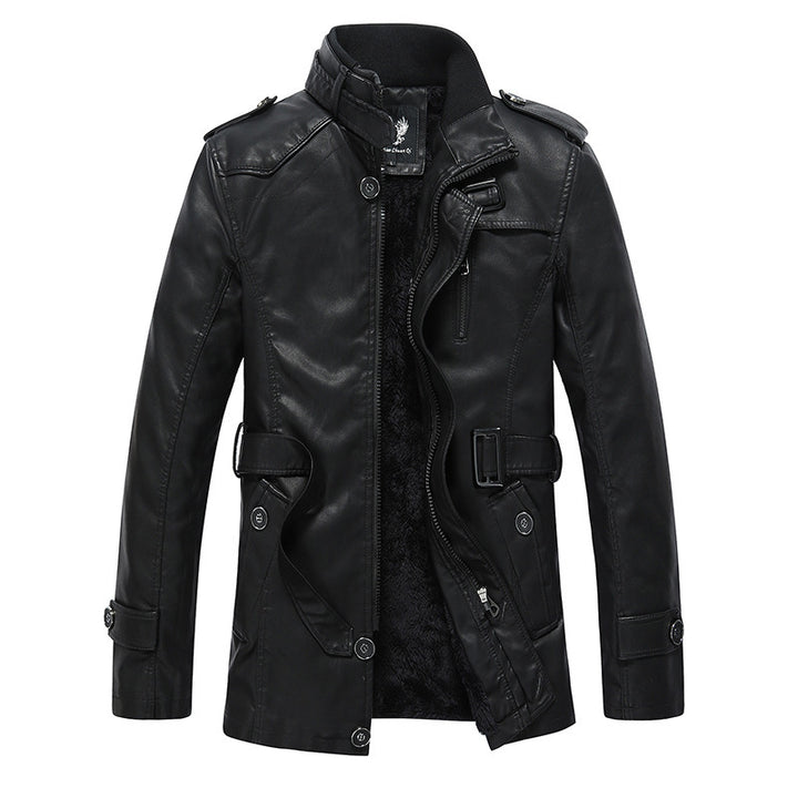 Herren Kunstlederjacke mit weichem Innenfutter Echoarchiv