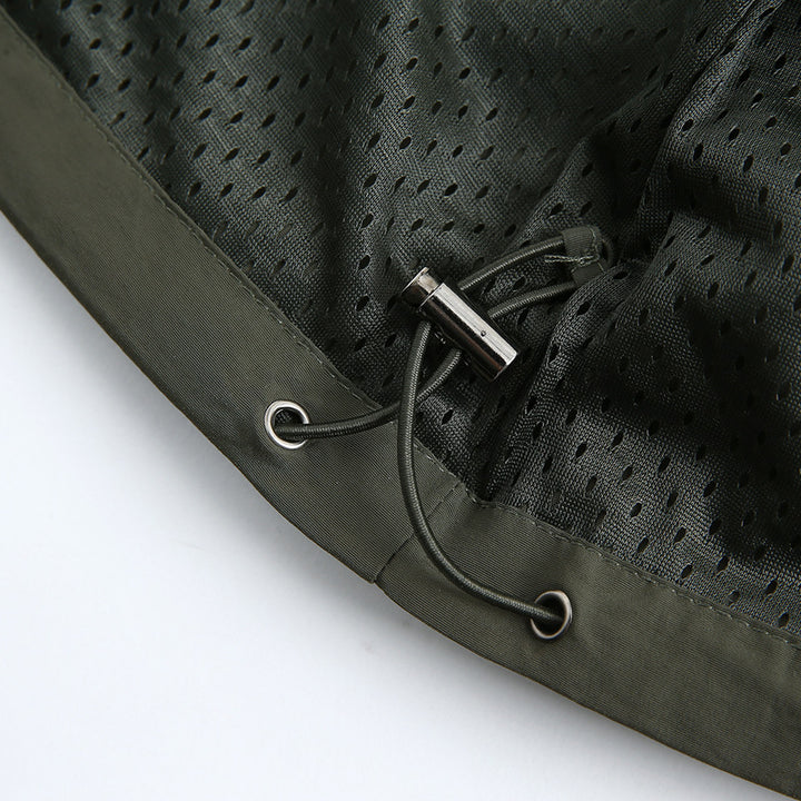 Herren funktionale Outdoor-Jacke mit praktischen Reißverschlusstaschen und atmungsaktivem Gewebe Echoarchiv