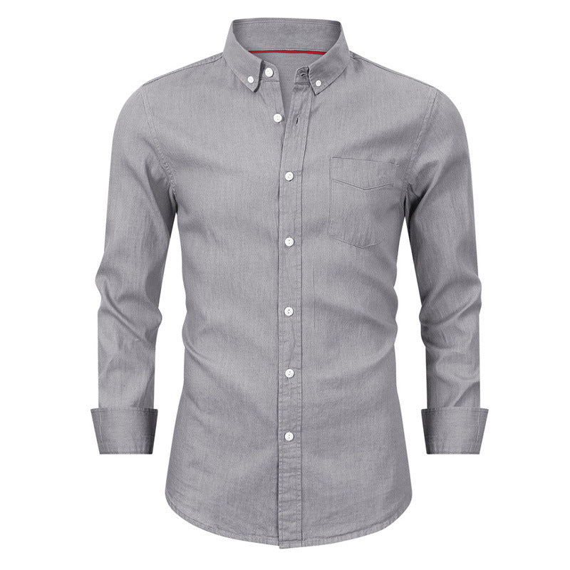 Herren Casual Jeanshemd Echoarchiv