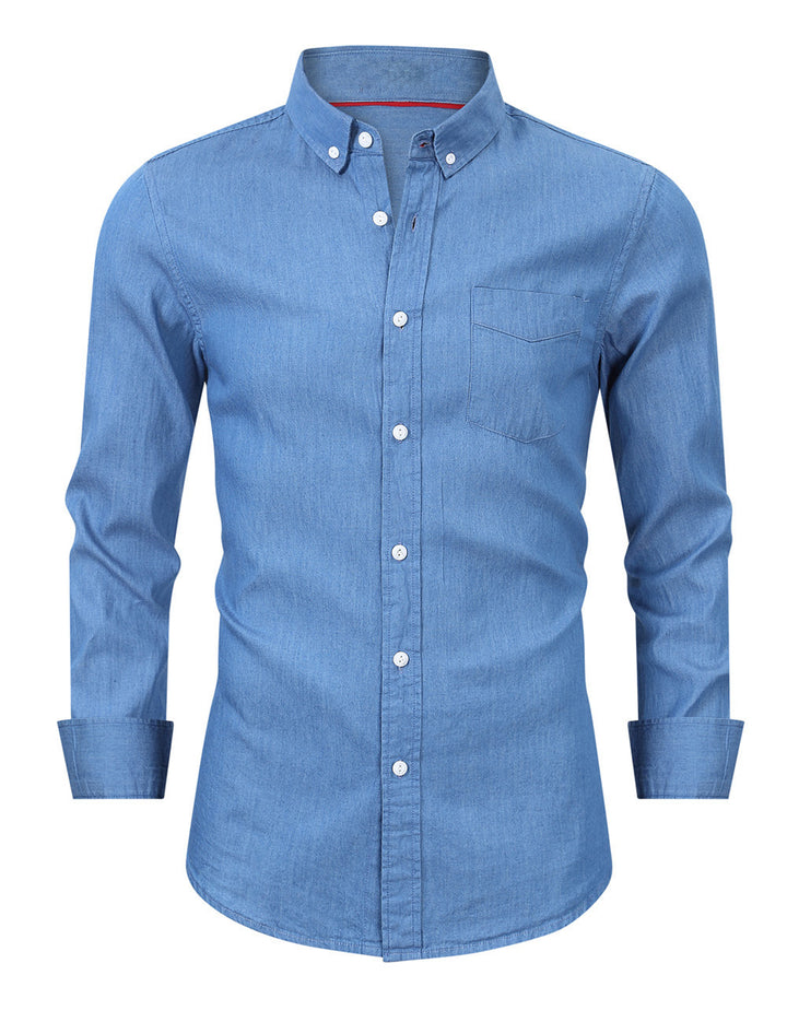 Herren Casual Jeanshemd Echoarchiv