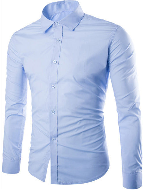 Herren nan tailliertes Business-Hemd mit Kentkragen, leichtem Stretch und schmaler Silhouette Echo Archiv