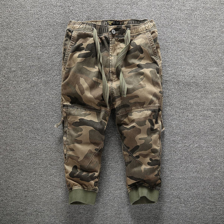 Herren Cargo-Jogginghose mit elastischem Bund, Bündchen und Knieverstärkung Echoarchiv