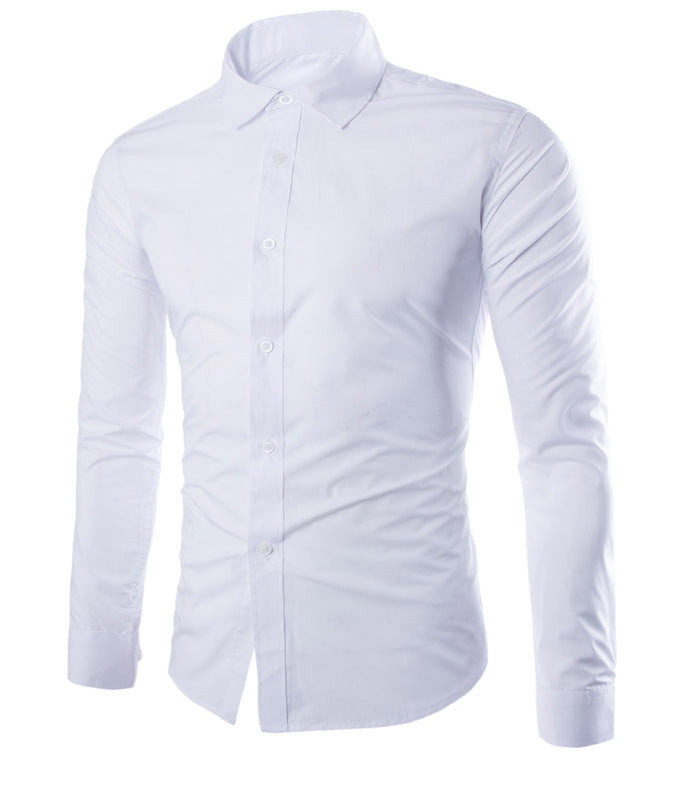 Herren nan tailliertes Business-Hemd mit Kentkragen, leichtem Stretch und schmaler Silhouette Echo Archiv