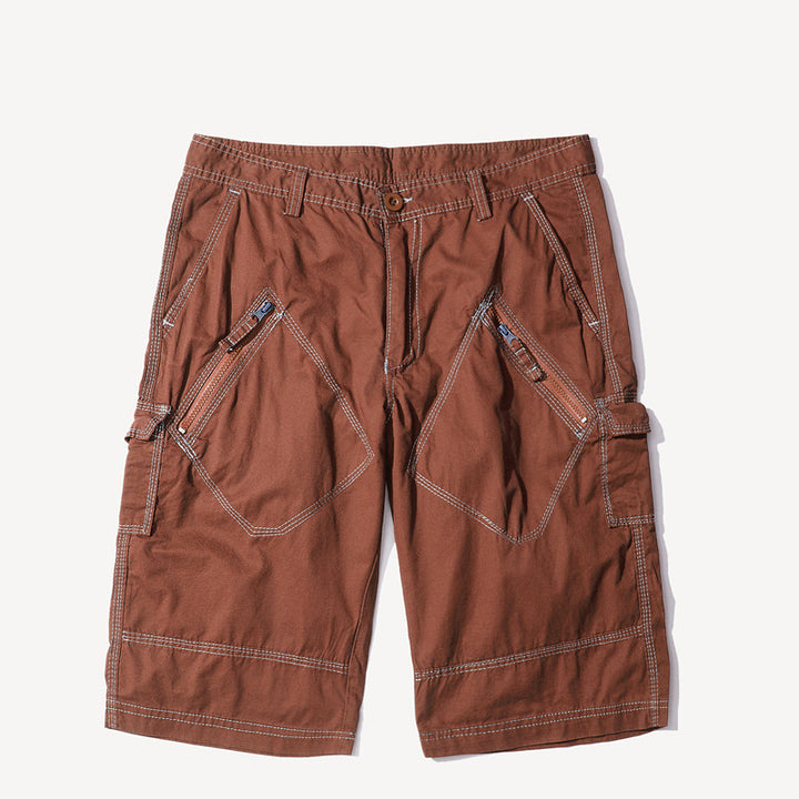 Herren Cargo-Shorts mit praktischen Reißverschlusstaschen und strapazierfähigem Material Echoarchiv