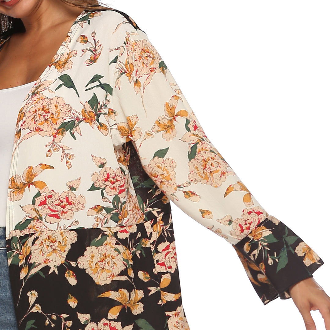 Damen floraler Kimono von Echo Archiv