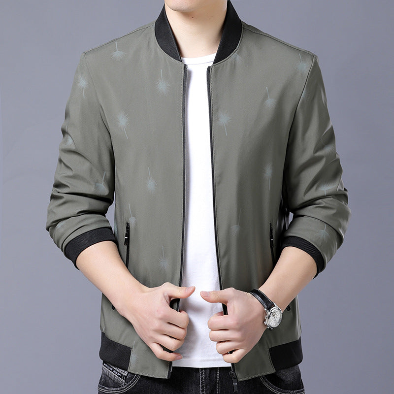Herren modische Freizeitjacke mit floralem Muster Echoarchiv
