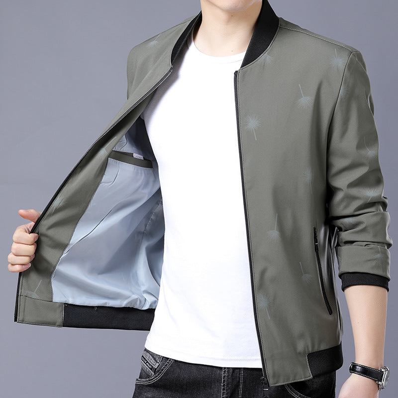Herren modische Freizeitjacke mit floralem Muster Echoarchiv