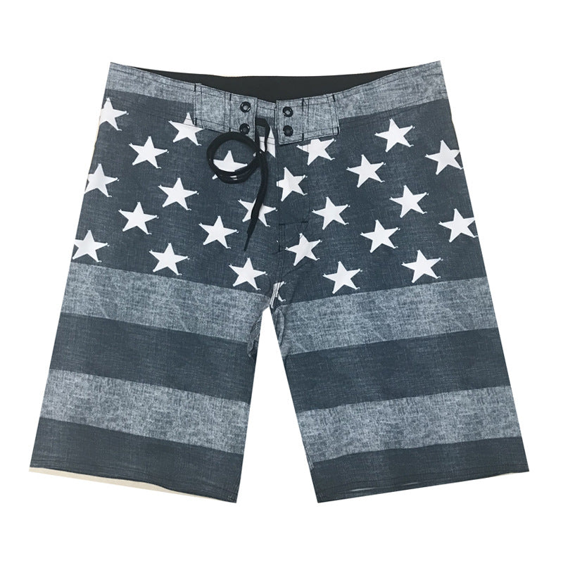 Herren Badeshorts mit modernem Sternen-Design und vielseitiger Funktionalität Echoarchiv
