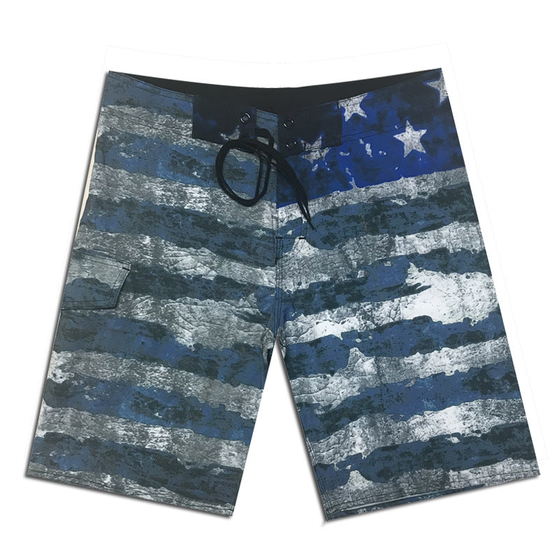 Herren Badeshorts mit modernem Sternen-Design und vielseitiger Funktionalität Echoarchiv