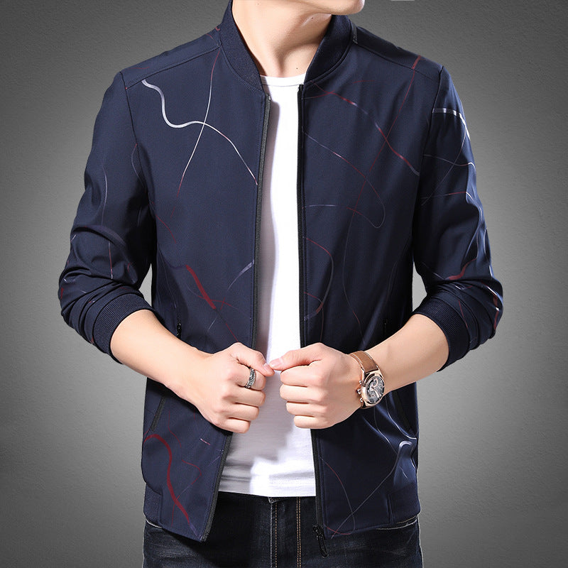Herren sportliche Bomberjacke Echoarchiv
