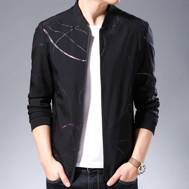 Herren sportliche Bomberjacke Echoarchiv