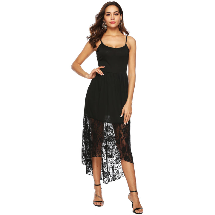 Damen Maxikleid mit romantischen Spitzenakzenten Echo Archiv