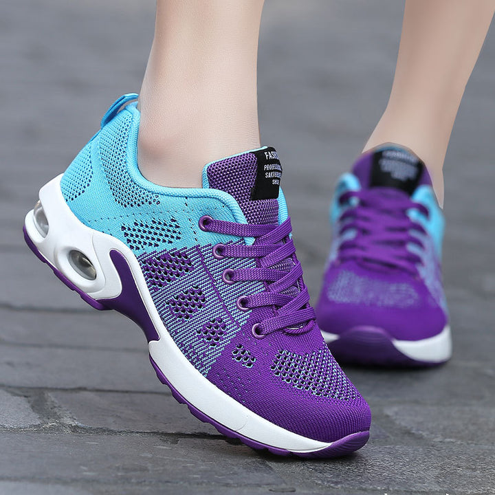 Damen nan atmungsaktiver Strick-Sneaker mit Dämpfungskapsel, stoßabsorbierender Zwischensohle und flexibler Laufsohle Echo Archiv