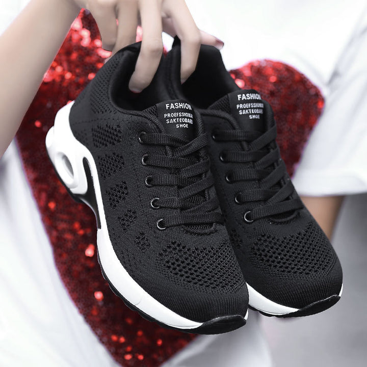 Damen nan atmungsaktiver Strick-Sneaker mit Dämpfungskapsel, stoßabsorbierender Zwischensohle und flexibler Laufsohle Echo Archiv