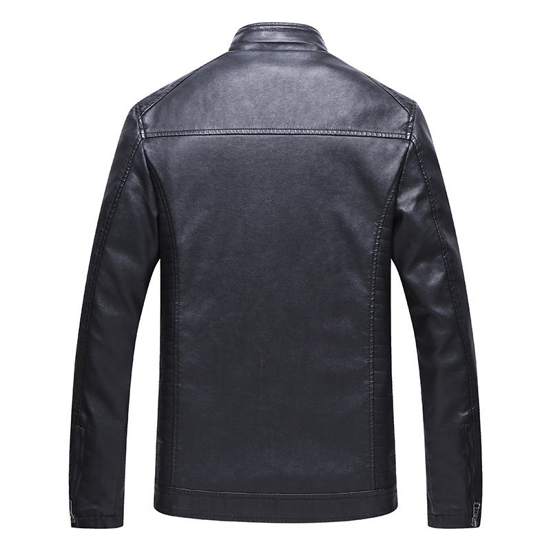 Herren Kunstlederjacke mit weichem Innenfutter Echo Archiv