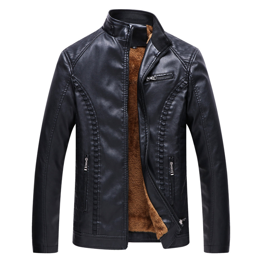 Herren Kunstlederjacke mit weichem Innenfutter Echo Archiv
