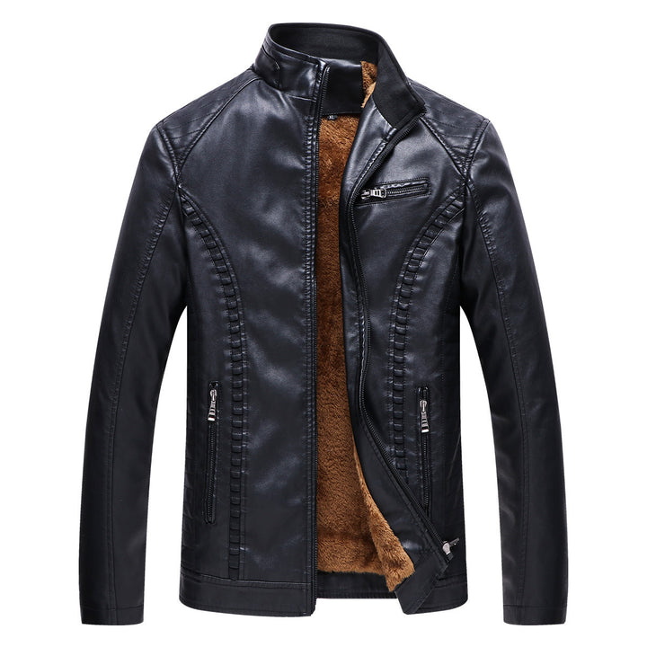 Herren Kunstlederjacke mit weichem Innenfutter Echo Archiv