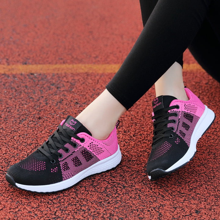 Damen nan atmungsaktive Strick-Laufsneaker mit nahtlosem Maschenobermaterial und reaktionsfreudiger Schaumdämpfung Echo Archiv