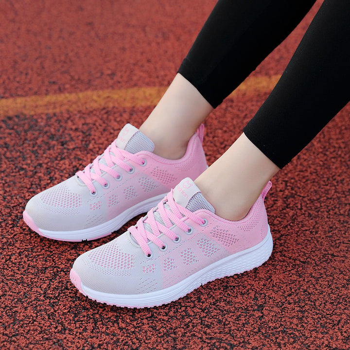Damen nan atmungsaktive Strick-Laufsneaker mit nahtlosem Maschenobermaterial und reaktionsfreudiger Schaumdämpfung Echo Archiv