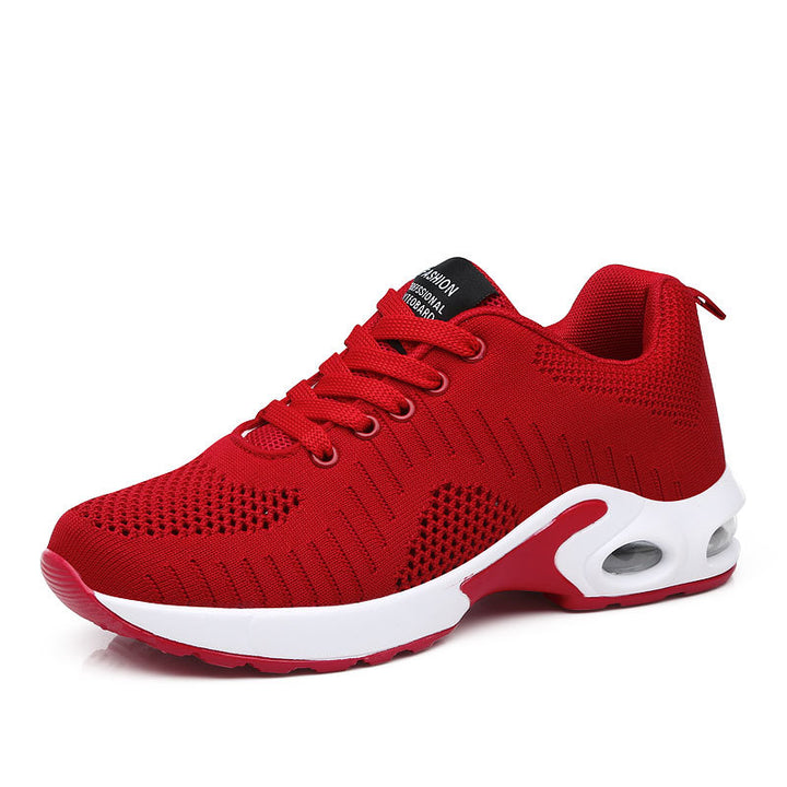 Damen nan leichte Strick-Fitnesssneaker mit sichtbarer Luftkammer-Dämpfung und viskoelastischer Innensohle Echo Archiv