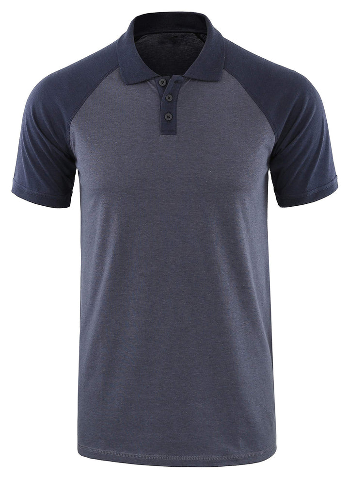 Herren Poloshirt mit lässigem Raglan-Design und atmungsaktivem Material Echoarchiv