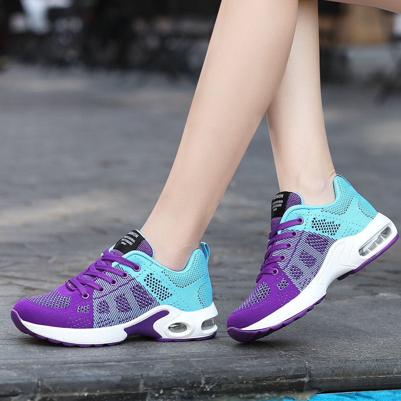 Damen nan atmungsaktiver Strick-Sneaker mit Dämpfungskapsel, stoßabsorbierender Zwischensohle und flexibler Laufsohle Echo Archiv