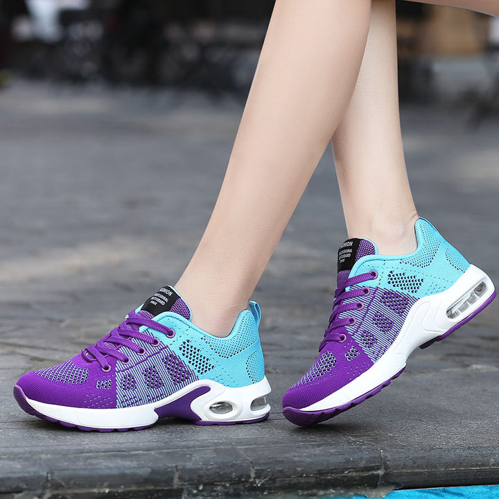 Damen nan atmungsaktiver Strick-Sneaker mit Dämpfungskapsel, stoßabsorbierender Zwischensohle und flexibler Laufsohle Echo Archiv