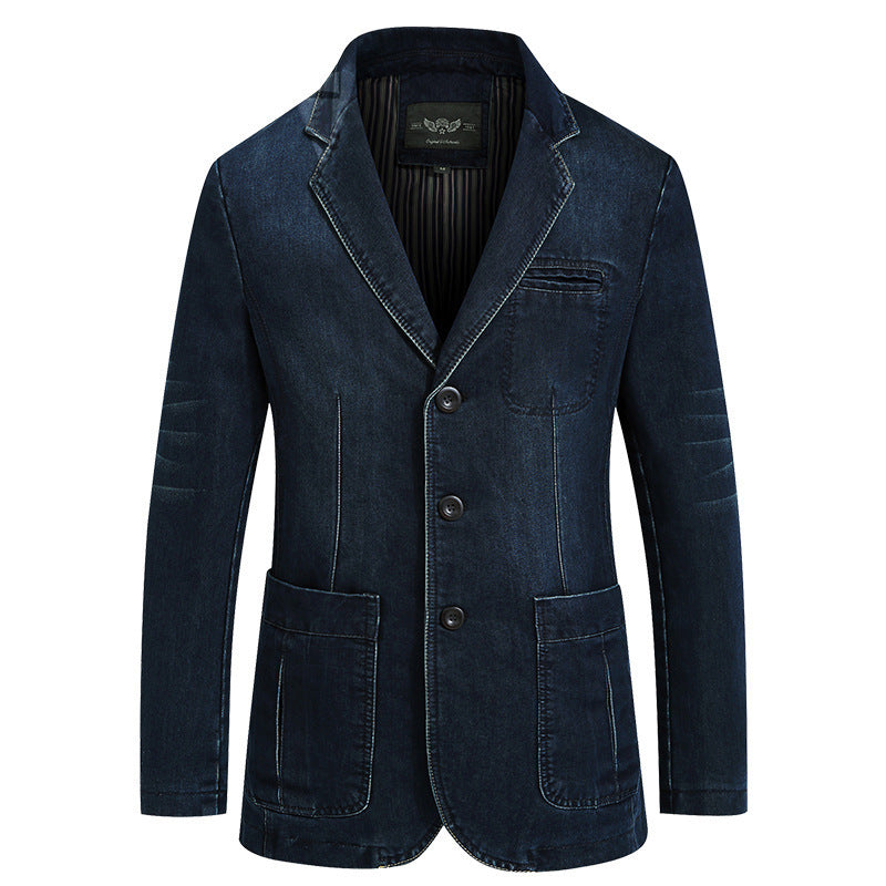 Herren modischer Denim Blazer Echo Archiv