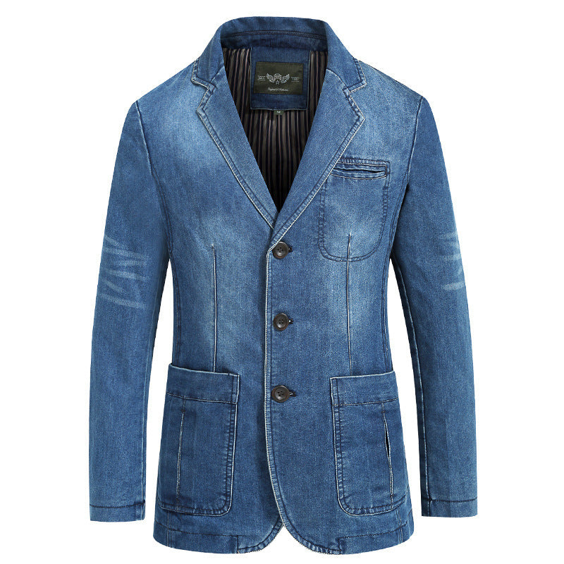 Herren modischer Denim Blazer Echo Archiv