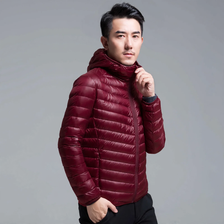 Leichte Herren-Daunenjacke, kurz, verschiedene Stile
