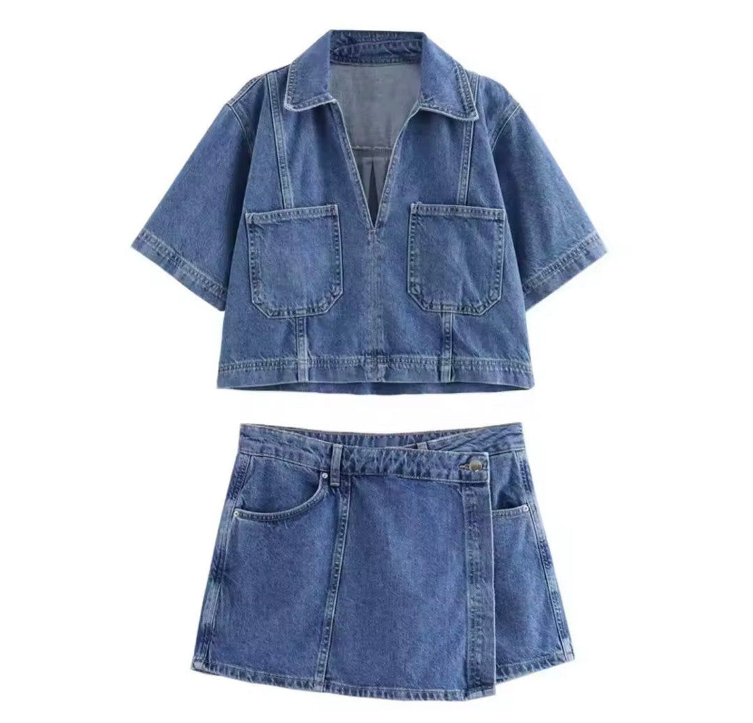 Echoarchiv | Trendiges Denim Satz Urban Chic