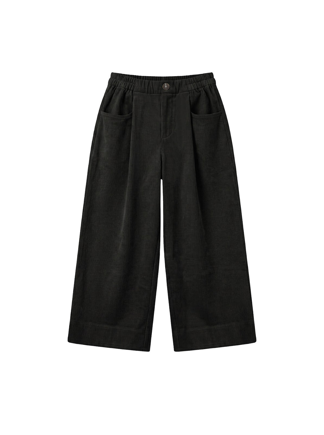 Klassische Cord-Culotte mit Gummibund