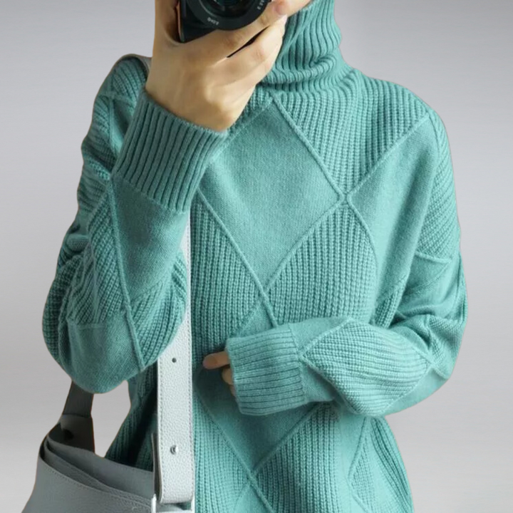 Echoarchiv | Damen Luxuriöser Rollkragenpullover