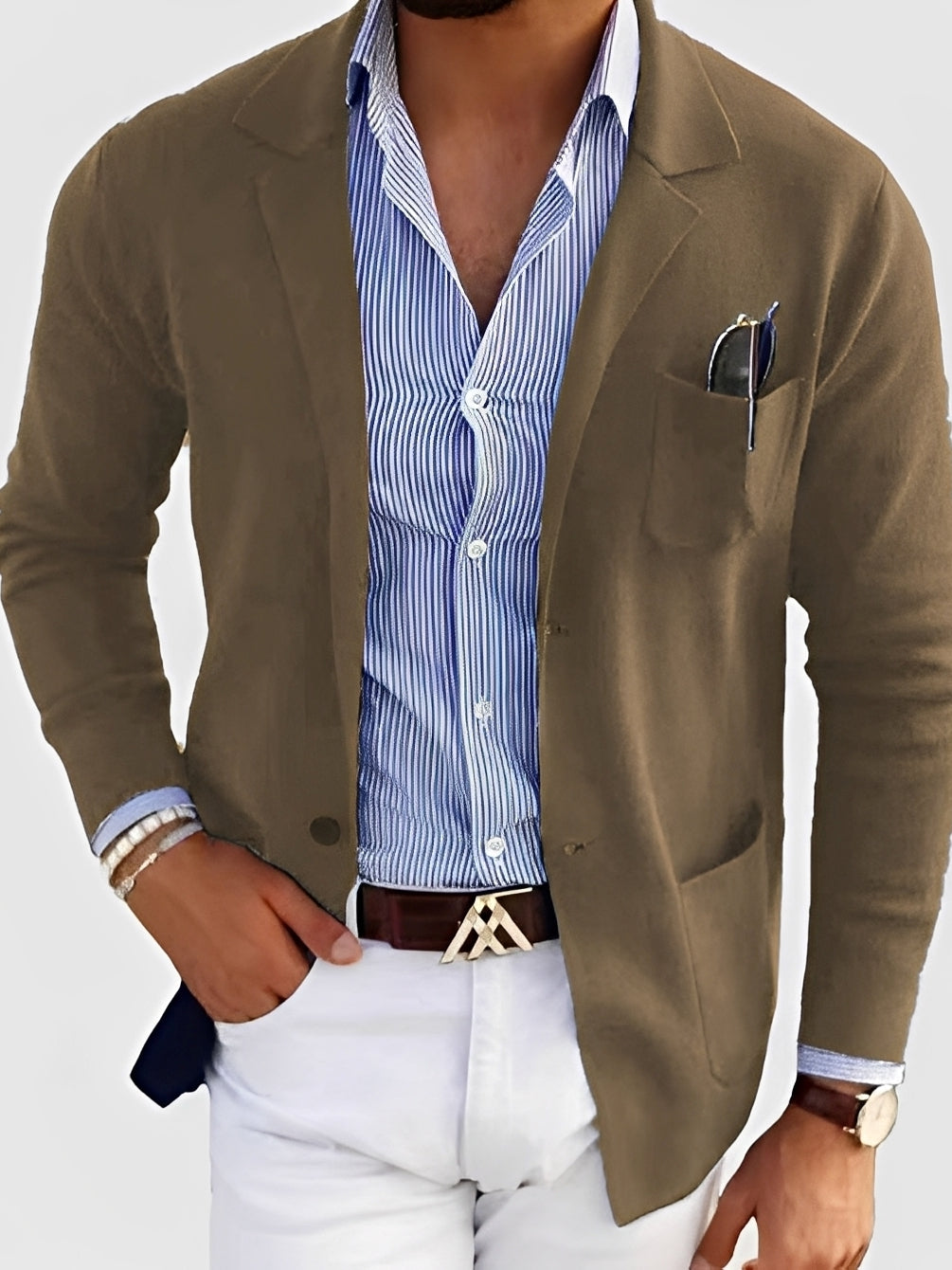 Echoarchiv | Eleganter Blazer mit Taschen für Männer