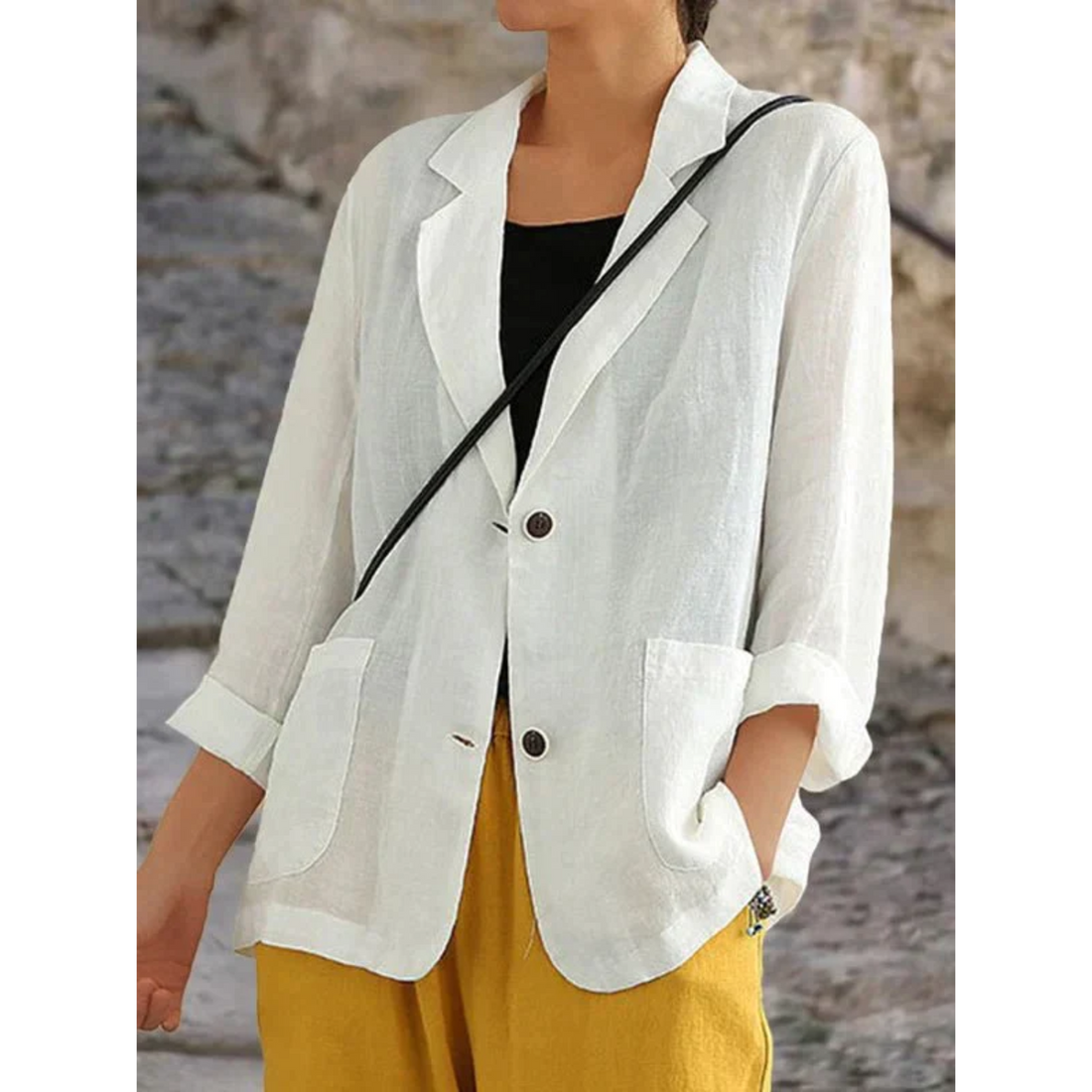 Stilvoller Blazer Für Damen Im Eleganten Gestaltung – Valéne