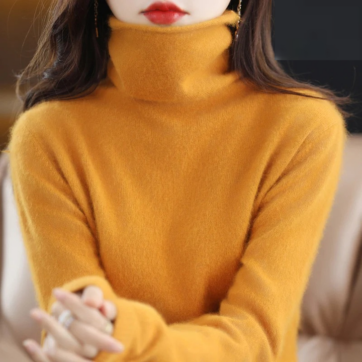 Echoarchiv | Pullover Damen Weicher Rollkragenpullover, Warm & Luxuriöses Design