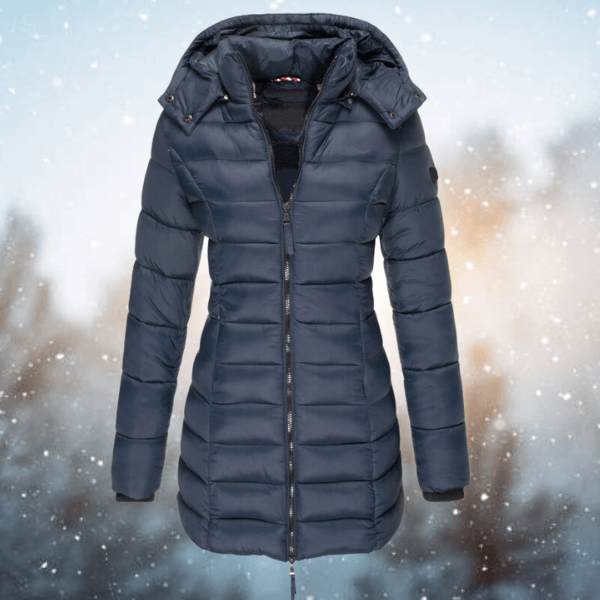 Echoarchiv | Damen Langjacke Gepolsterte Pufferjacke