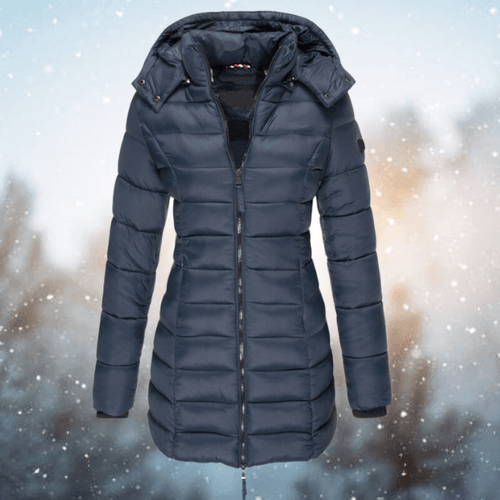 Echoarchiv | Damen Langjacke Gepolsterte Pufferjacke