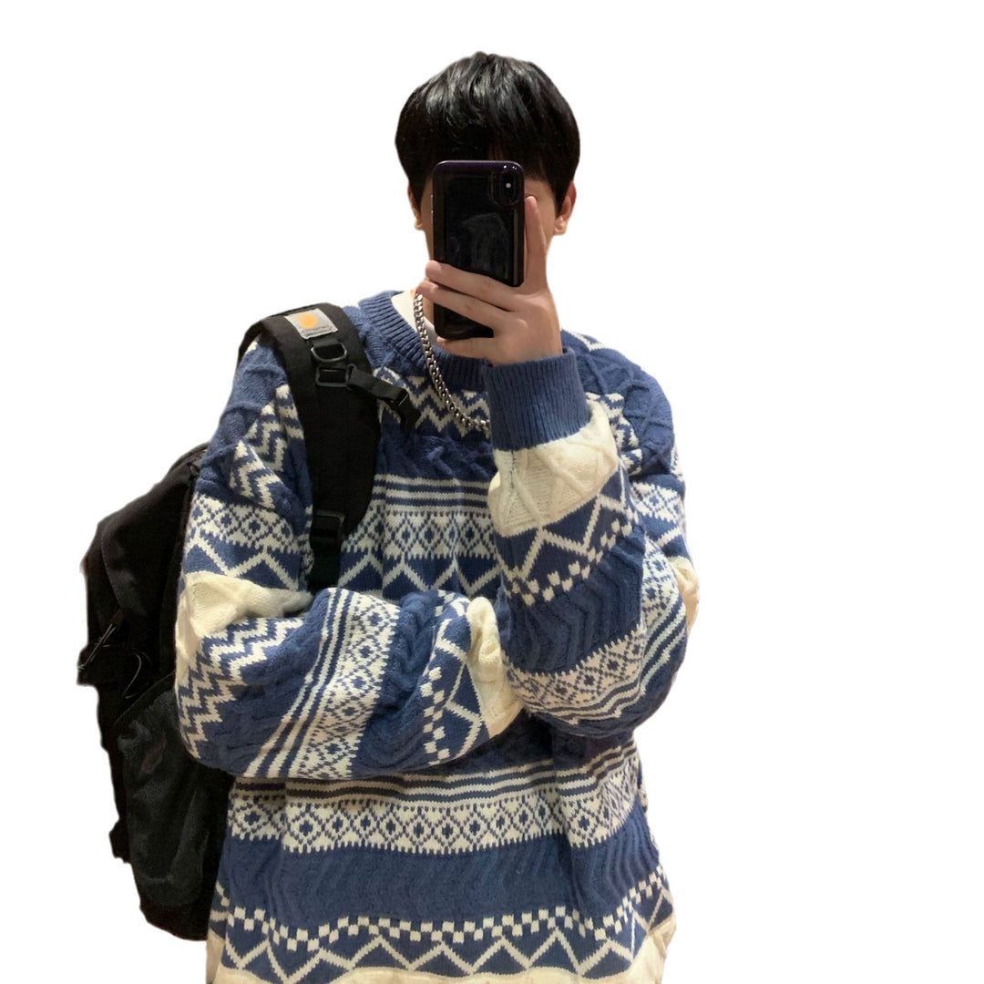 Retro-Strickpullover im Vintage-Stil