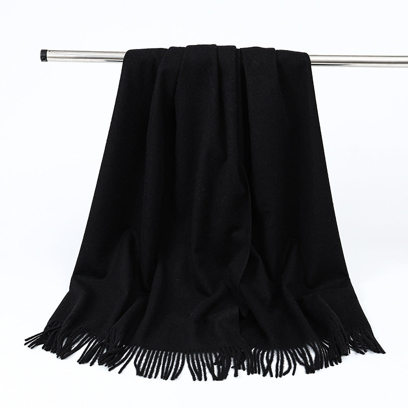 Eleganter Woll-Kaschmir-Schal für Damen und Herren