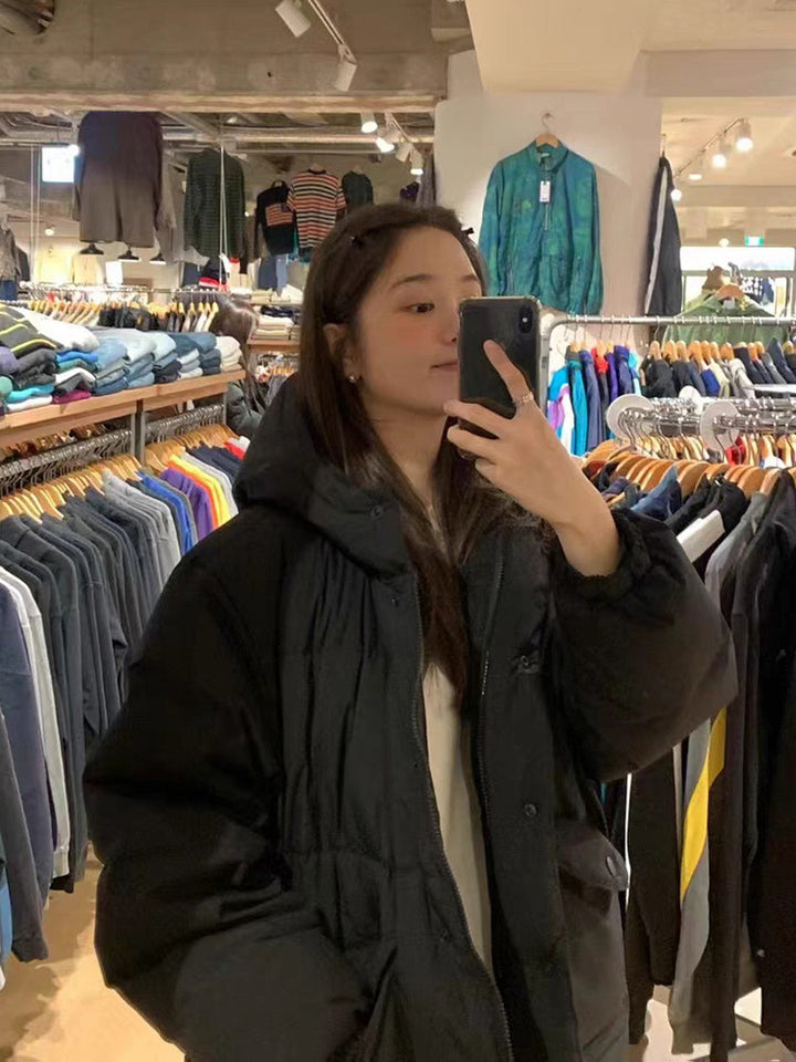 Damen Daunenjacke, Weißenten-Daunenfüllung, Koreanischer Stil