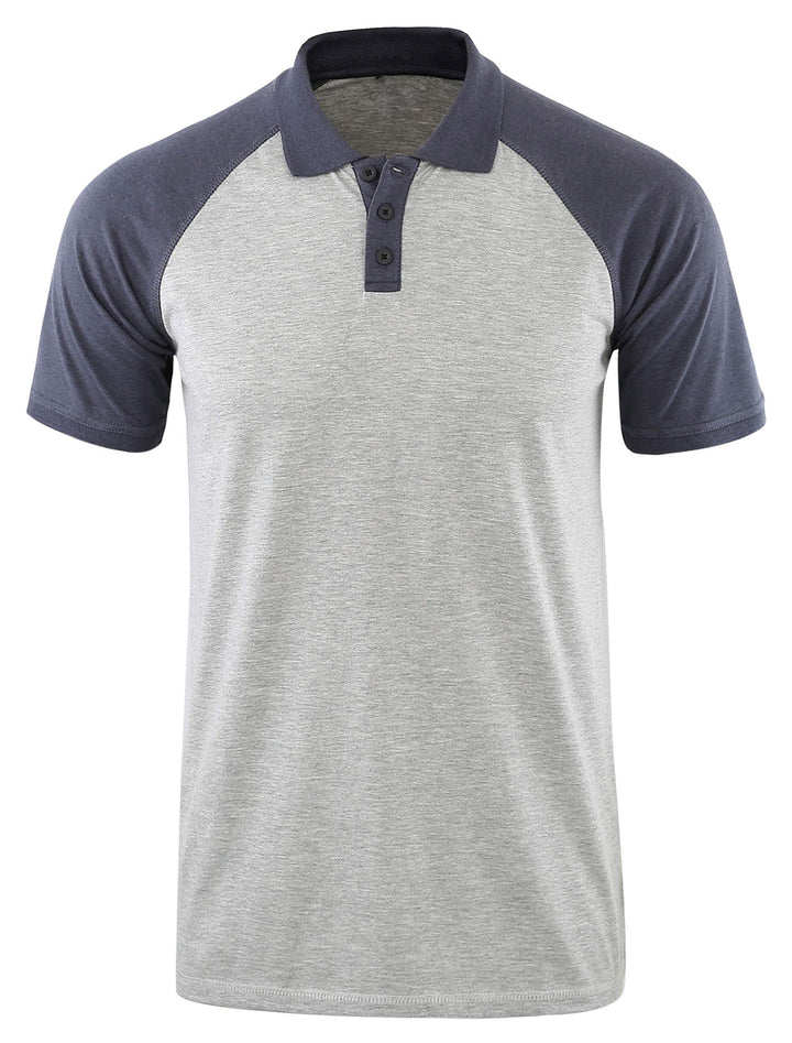 Herren Poloshirt mit lässigem Raglan-Design und atmungsaktivem Material Echoarchiv